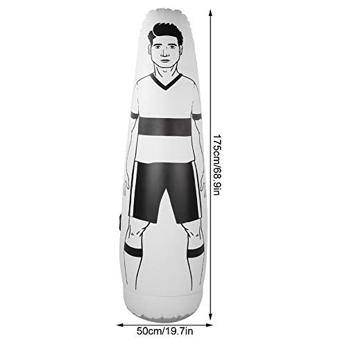 POENVFPO Maniquí de Fútbol Inflable, maniquí de Aire de Portero, Pared de Defensor de Patada de Fútbol para Entrenamiento de Fútbol (un Solo Muro Humano)