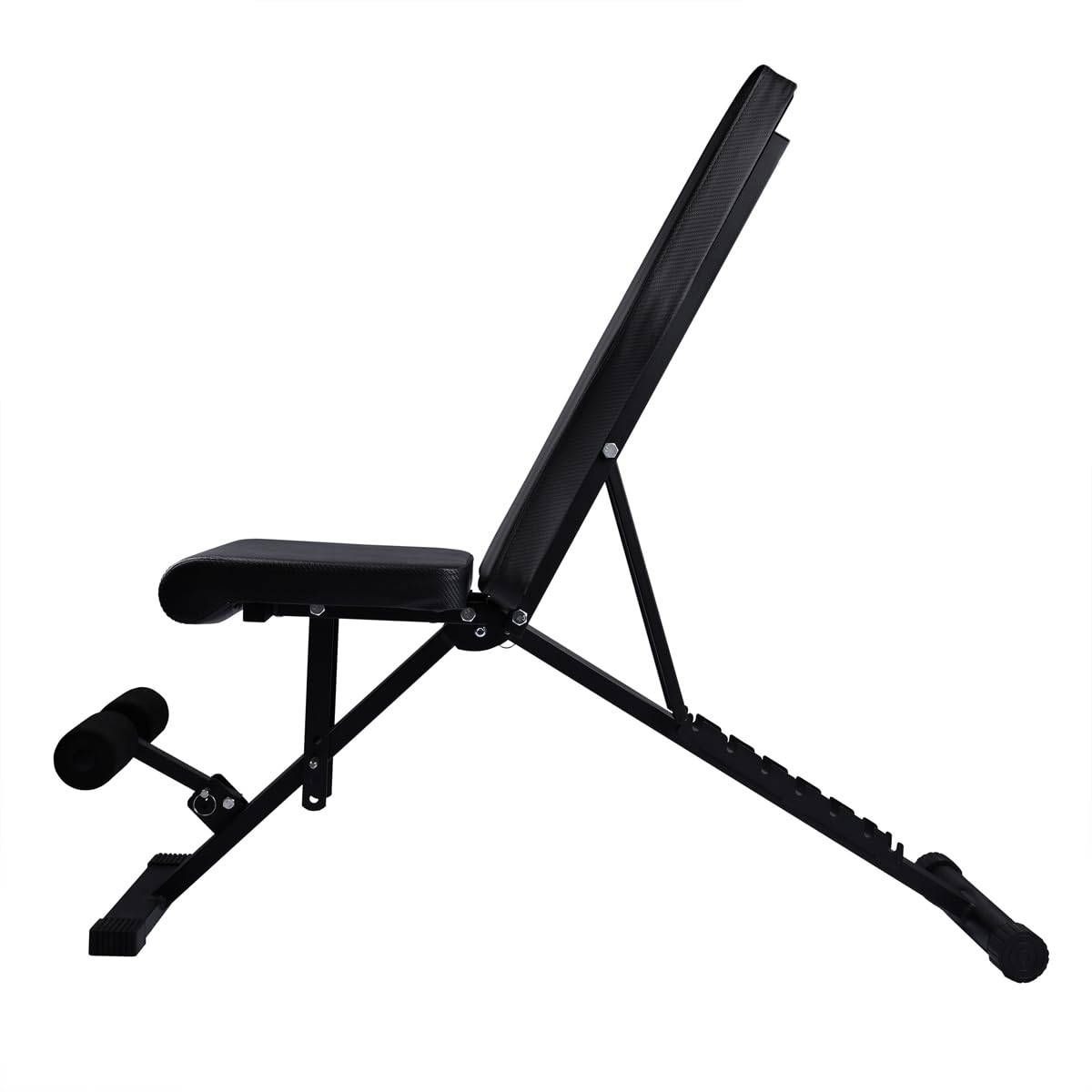 T-LOVENDO.ES Banco de Ejercicio o Musculación Plegable Ligero Multifunción Para Pesas y Mancuernas Ajustable de Abdominales Gimnasio Entrenamiento en casa, Múltiples Posiciones Espalda, Pecho, Piernas