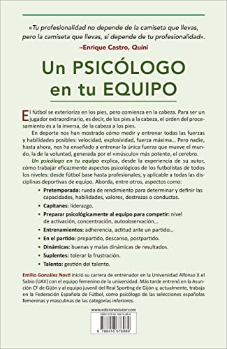 Un psicólogo en tu equipo: Futbolistas de la cabeza a los pies (SIN COLECCION)