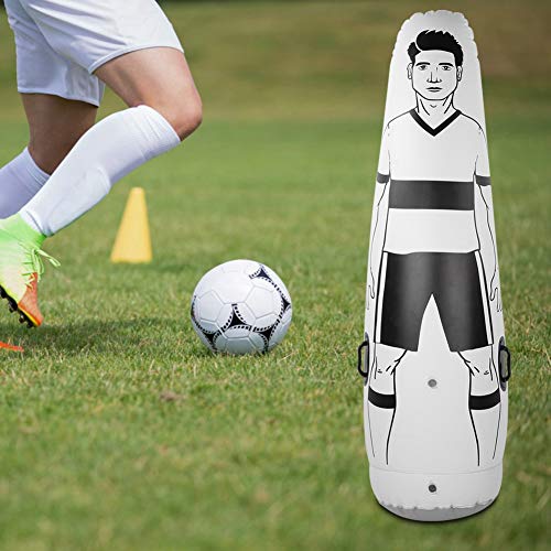 POENVFPO Maniquí de Fútbol Inflable, maniquí de Aire de Portero, Pared de Defensor de Patada de Fútbol para Entrenamiento de Fútbol (un Solo Muro Humano)