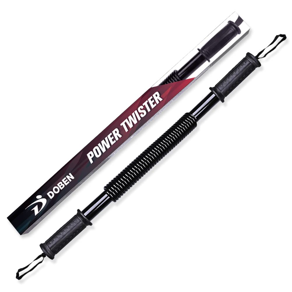 DOBEN Profesional Máquinas de Brazo, Barra Flexible Pectorales de Fitness, Barra Musculación, Sports Power Twister 20kg, 30kg, 40kg, 50kg, 60kg, Arm Trainer