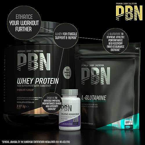 Premium Body Nutrition - Proteína de suero de leche en polvo, 2.27 kg (Paquete de 1), sabor Chocolate, sabor optimizado