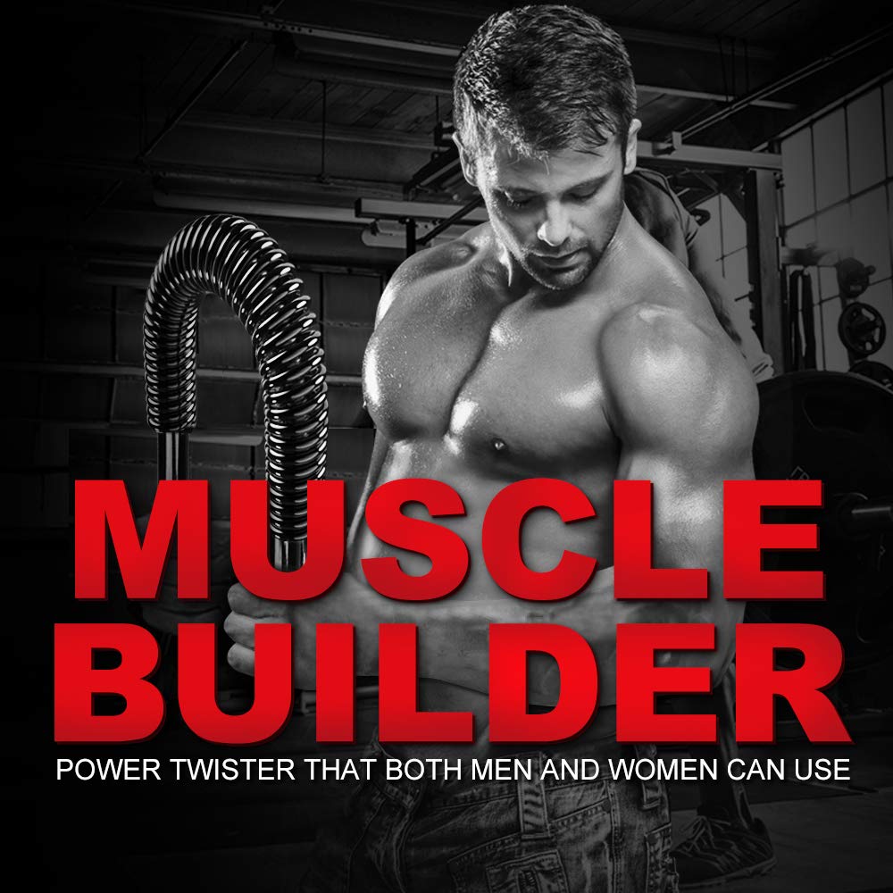 DOBEN Profesional Máquinas de Brazo, Barra Flexible Pectorales de Fitness, Barra Musculación, Sports Power Twister 20kg, 30kg, 40kg, 50kg, 60kg, Arm Trainer
