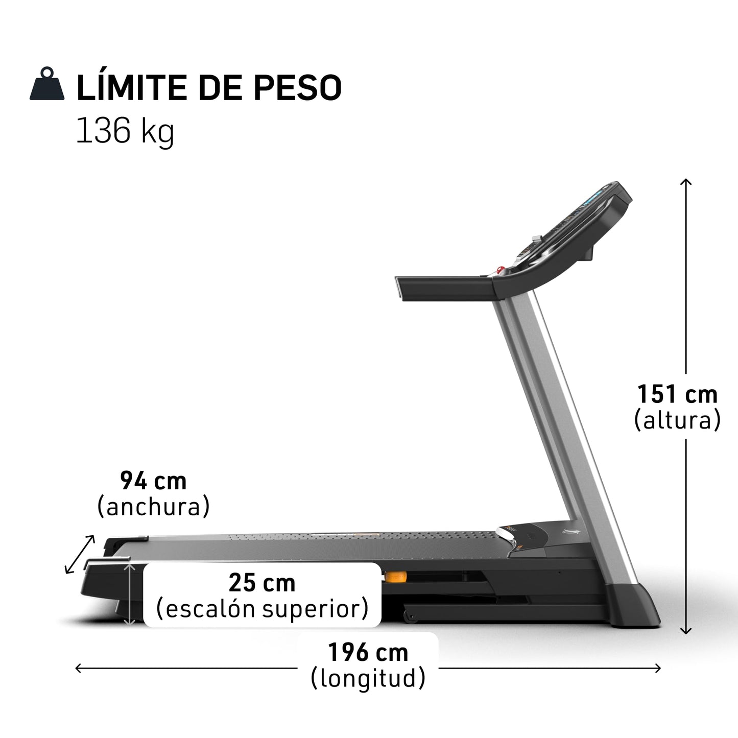 NordicTrack T Series: Cintas de correr óptimas para uso doméstico, Cinta para caminar con inclinación, Bluetooth habilitado, Capacidad de usuario de 137 kg