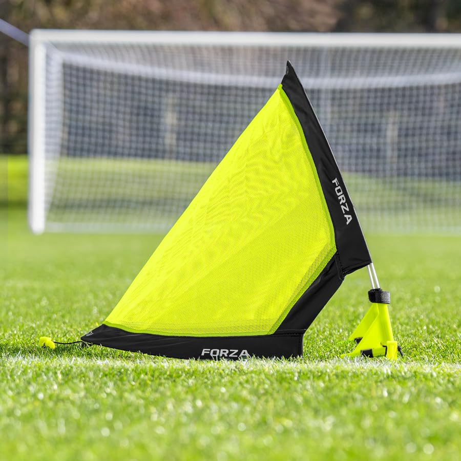 FORZA Flash Porterías de Fútbol Plegables (Par – Variedad de Tamaños) | Portería Plegable con Montaje Rápido | Portería de Fútbol Resistente para Partidos y Entrenamiento (Unidad - 75cm)