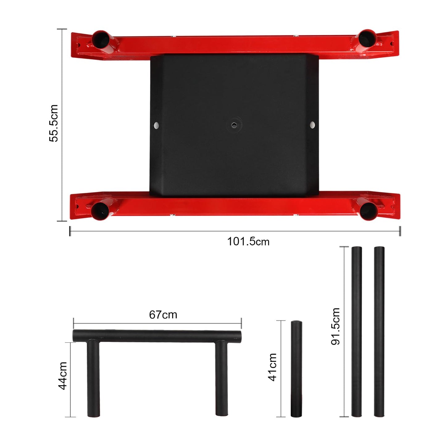 EIGFOH Trineo de Peso para Entrenamiento de Pesas,Entrenamiento de fuerza y fitness Trineo de refuerzo de velocidad, Trineo Fuerza,Trineo Para