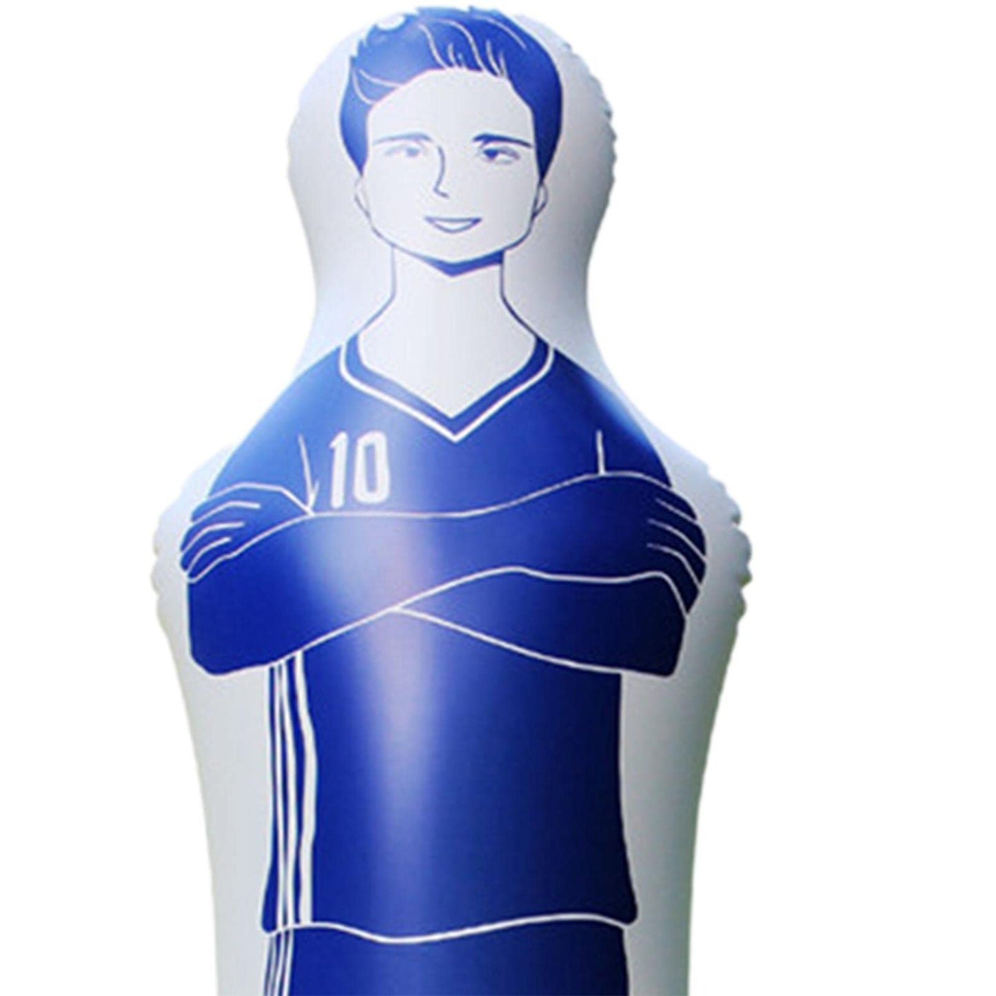 LOVIVER Equipo de Entrenamiento de Maniquíes Inflables Maniquíes de Fútbol para Entrenamiento, Azul