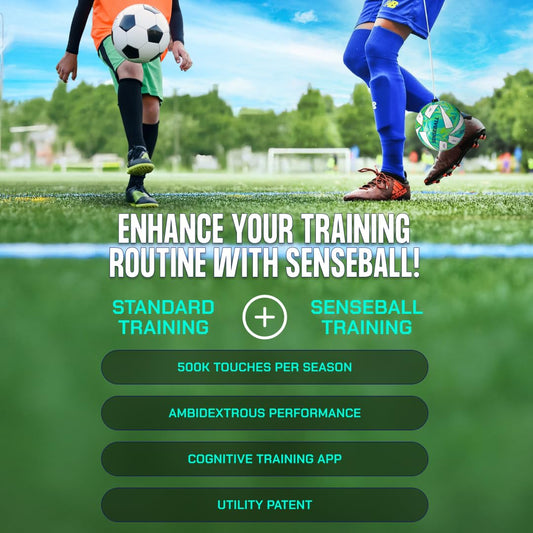 SenseBall Balón de Fútbol App Nivel Pro Talla 2 | Entrenamiento Diario para Jugadores Avanzados | Mejora Habilidad y Control con Programa de Entrenador Profesional y 50+ Vídeos de Ejercicios