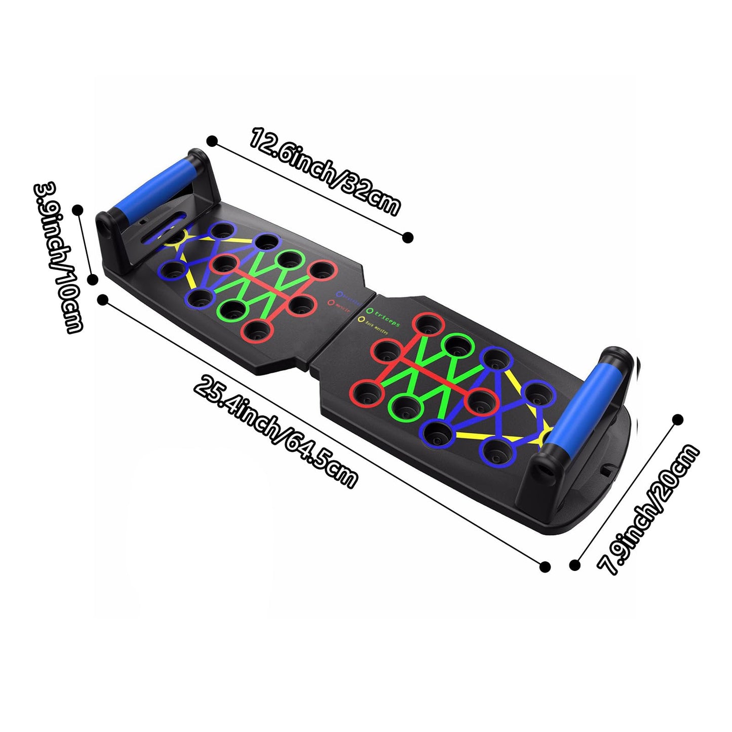 Wesoke Push Up Board Sistema de Soportes de Flexiones Multifuncionales 14 en 1 para Hombres y Mujeres, Barra de Realce portátil, Manijas de Realce de Entrenamiento de Fuerza de Gimnasio para Hombre