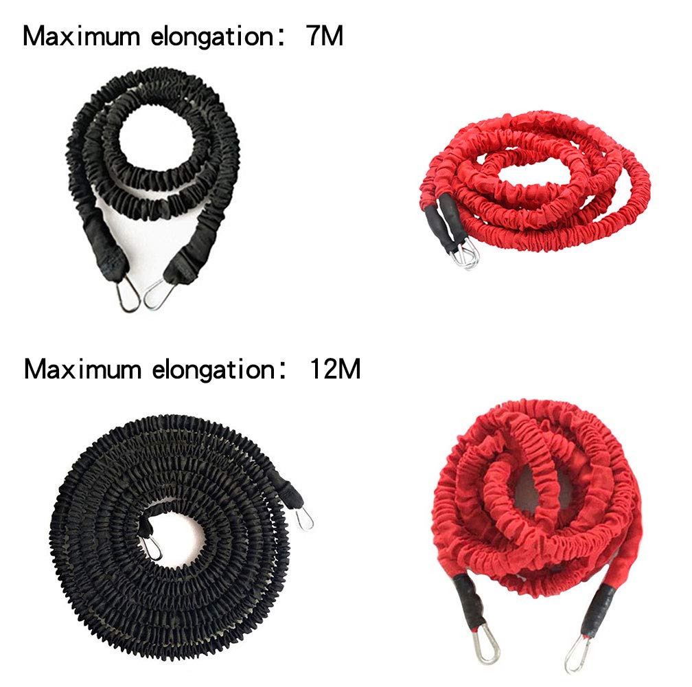 YNXing - Cuerda de Entrenamiento de Resistencia a explosivos para Entrenamiento físico y Resistencia para Mejorar la Velocidad, Resistencia y Fuerza (3 m Elastic Rope)