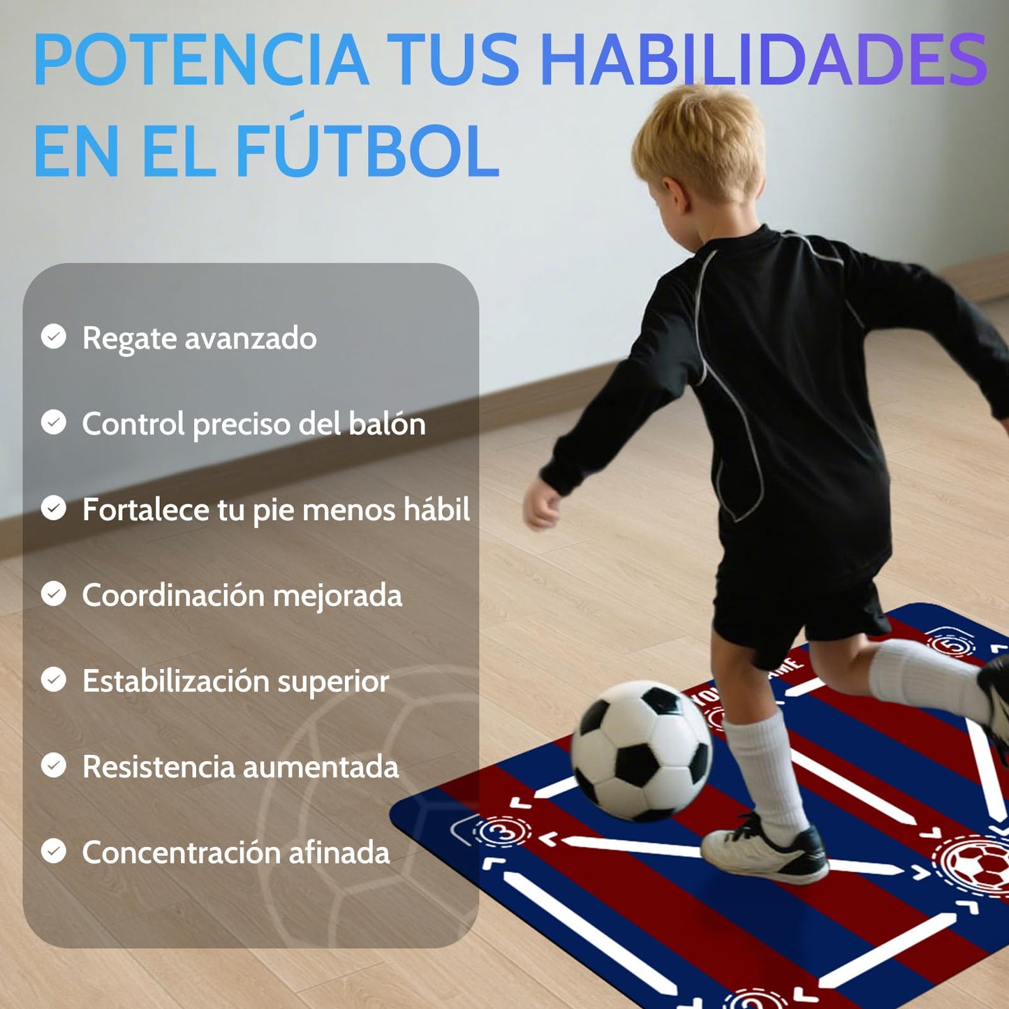 Alfombra Entrenamiento Futbol Con Kick Throw Trainer Didáctico 90x60cm Alfombra Futbol Entrenamiento Profesional – Tapete De Entrenamiento De Pasos, Manta De Campo De Esquinay Tapete De Fútbol