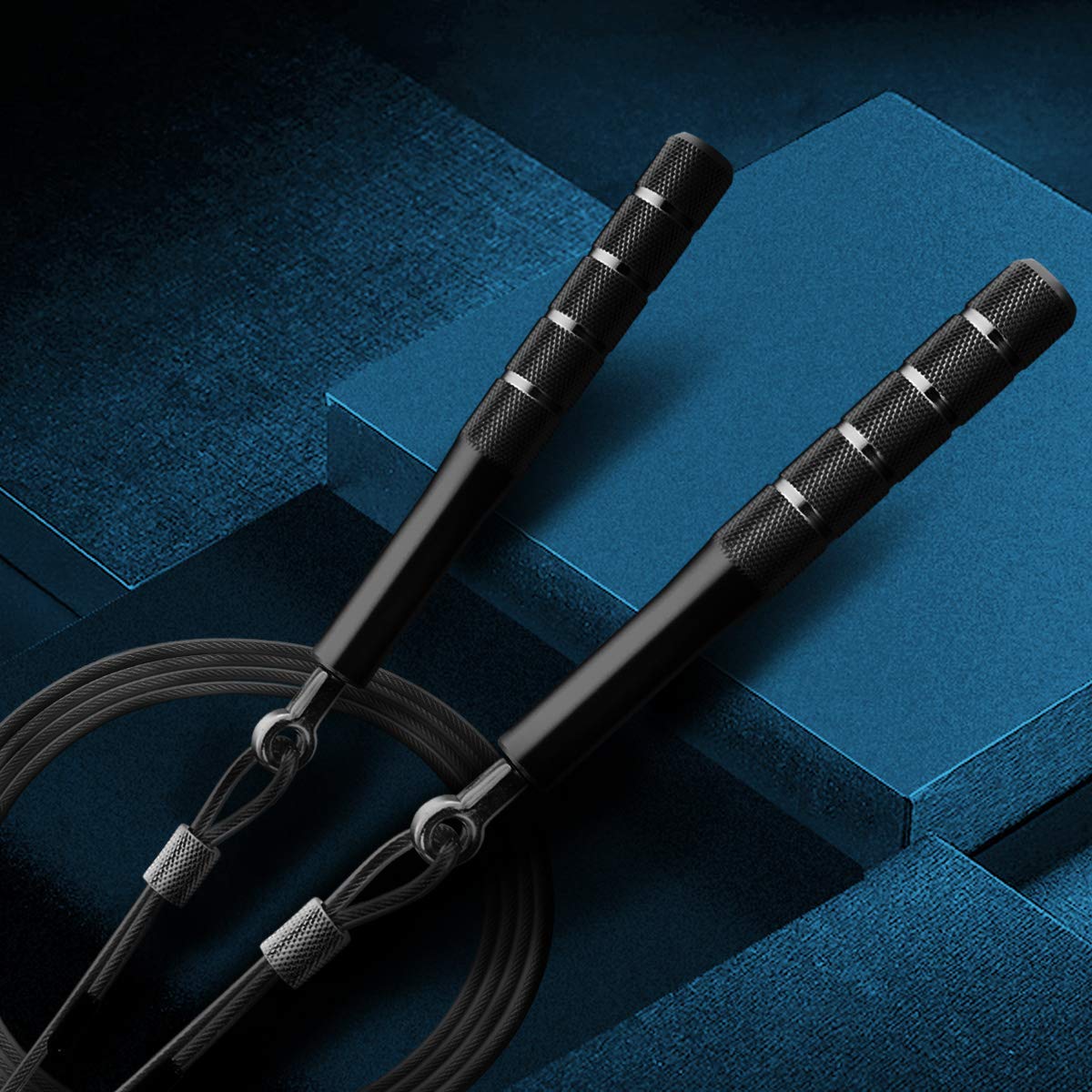 Cuerda de saltar,Wastou Speed Skipping Rope con mango antideslizante para el entrenamiento físico,cuerda de saltar ajustable para adultos con rodamientos de bolas,para hombres, mujeres, niños y niñas