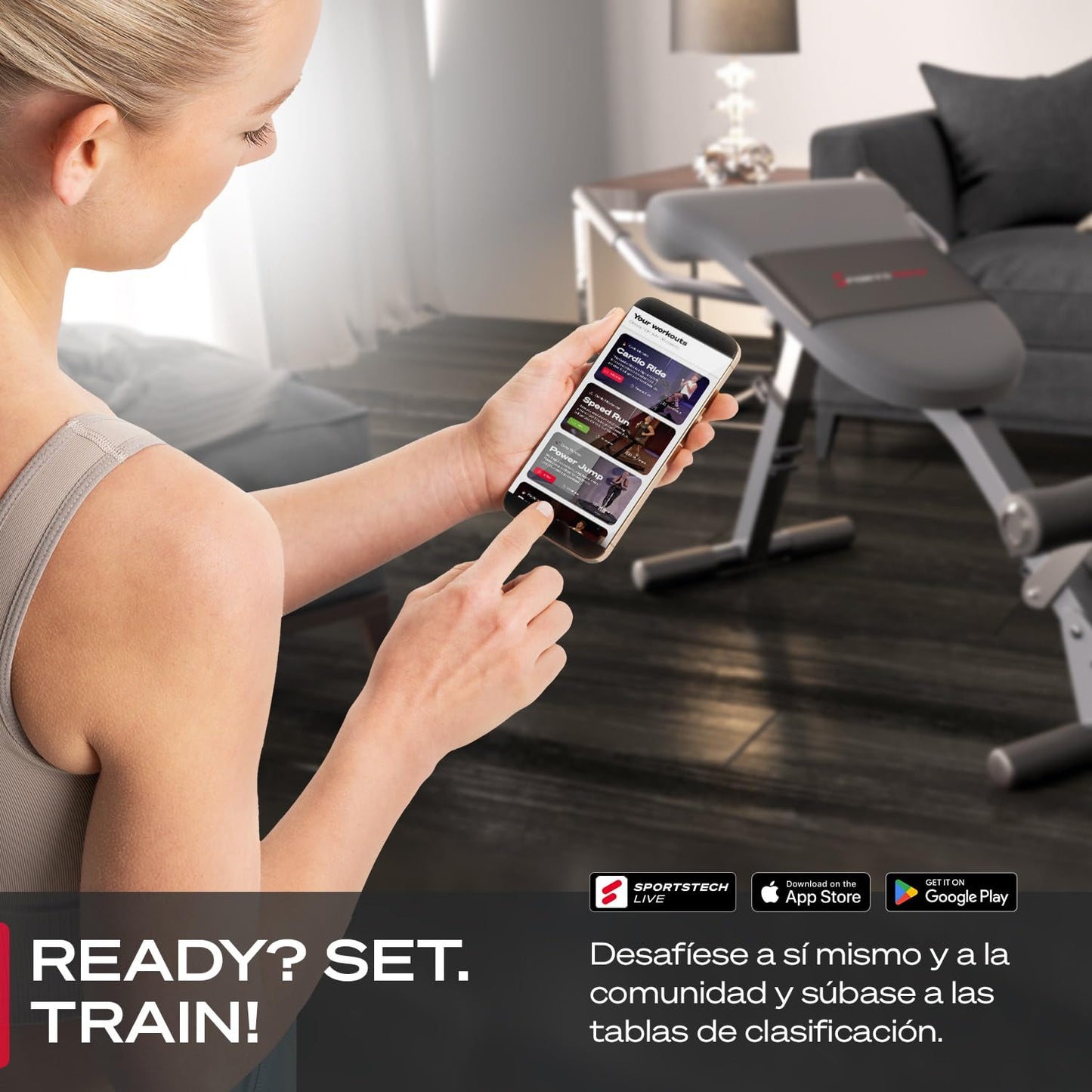 SPORTSTECH BRT200 Entrenador de Espalda y Abdomen 3en1 Patentado propio con innovador diseño antideslizante; Plegable; Multifuncional con acolchado ergonómico; Plegado fácil. (BRT200)