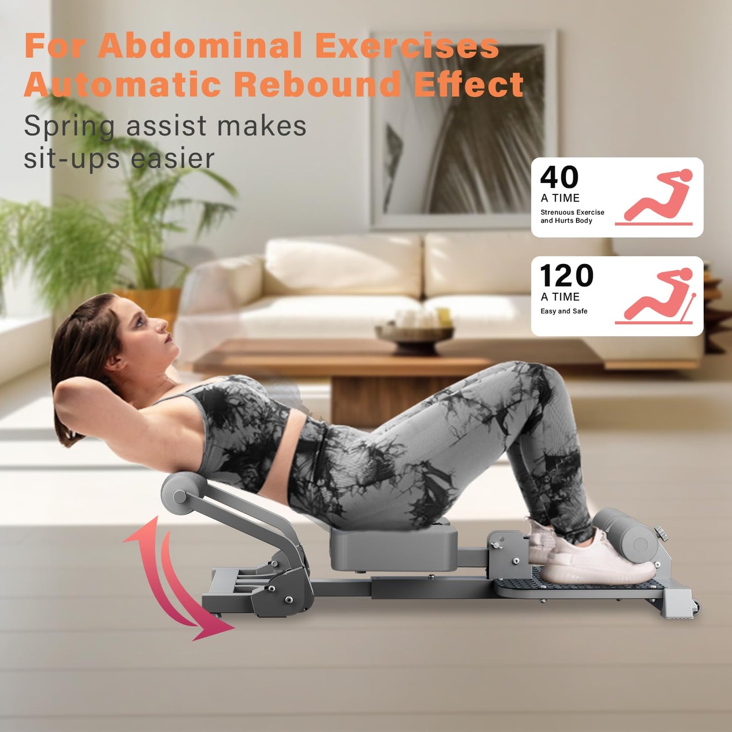 TODO Maquina Sissy Squat Multifunción, 3 in 1 máquina de Sentadillas, de Abdominales, de Ejercicio de piernas, Gimnasio en casa Carga máxima 120 kg