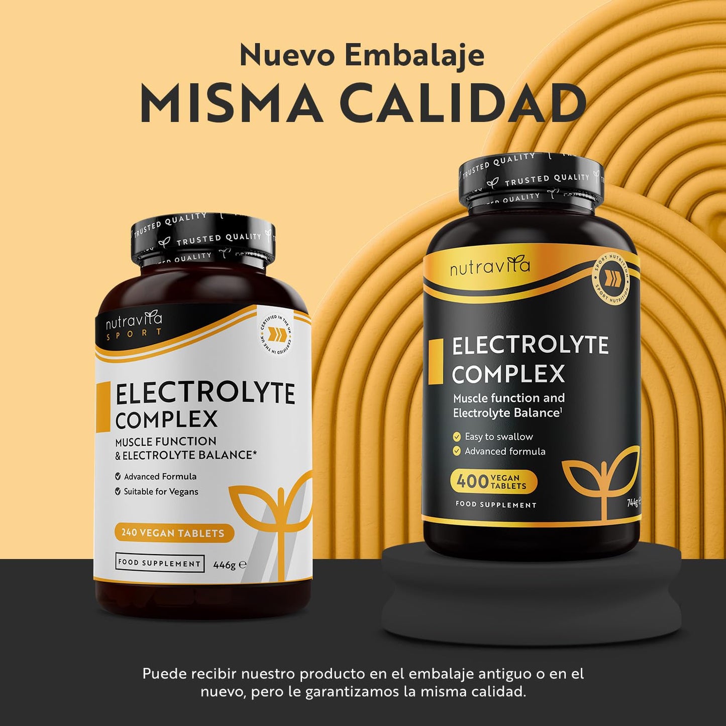 Electrolitos Complejo 900mg, 400 Comprimidos para 13 Meses mit Calcio Magnesio Potasio Calcio Cloruro y Sodio - Electrolitos sin Azucar y Electrolitos Hidratacion - Electrolytes de Nutravita