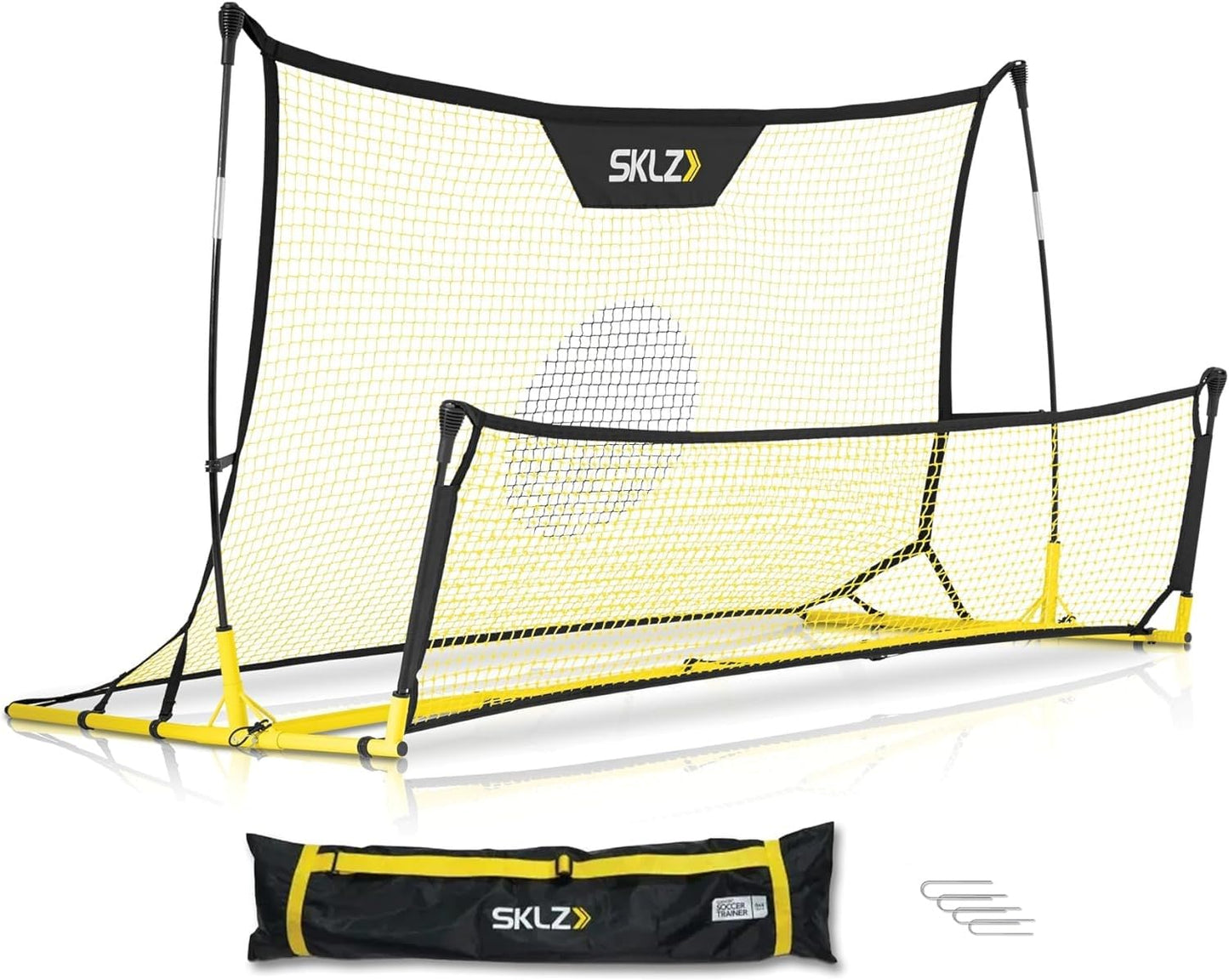 Sklz Quickster Soccer Trainer Entrenador de Fútbol, Unisex-Adult, Negro, Talla Única