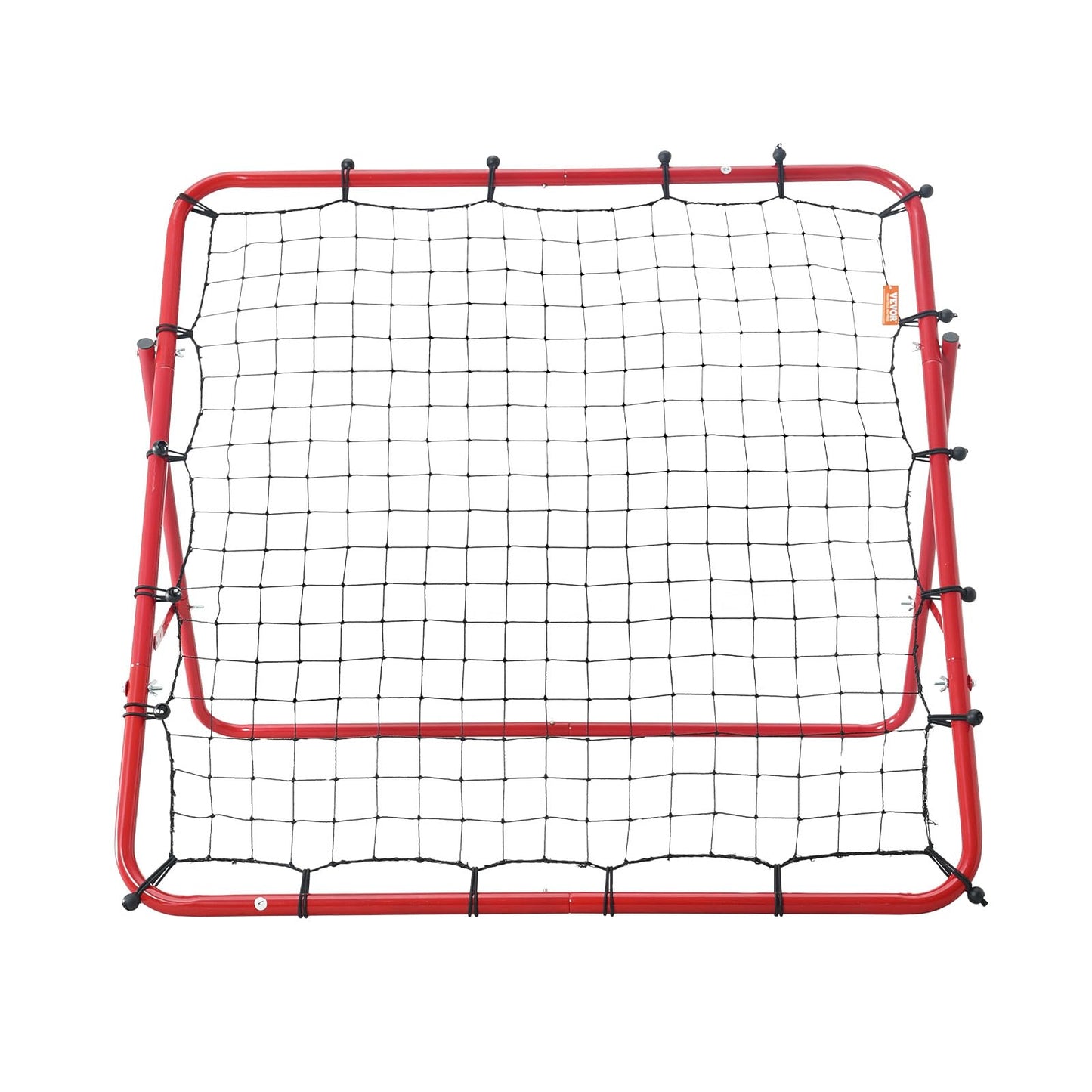VEVOR Portería de Fútbol 1 x 1 m Red Reboteadora de Fútbol Portátil Ángulo Ajustable Tubo de Hierro Red de PE Instalación Fácil Equipo Deportivo para Niños, Adolescentes y Todas Las Edades