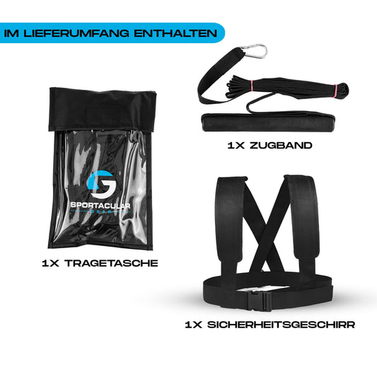 Cinta de fuerza rápida con bolsa, entrenamiento de fuerza, entrenamiento de saltos, entrenamiento de velocidad, entrenamiento de resistencia, entrenamiento de fuerza rápida, banda de reacción