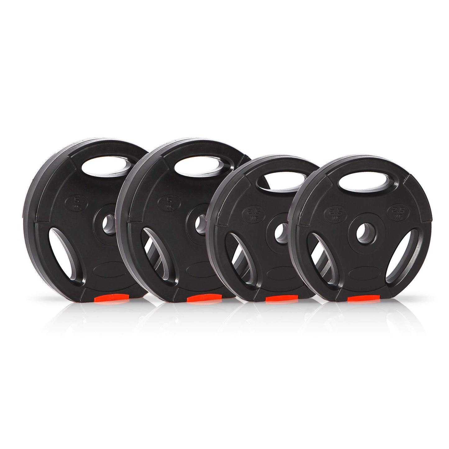 Ultrasport Placas de Peso, Unisex-Adulto, Negro, peso-15 Kg