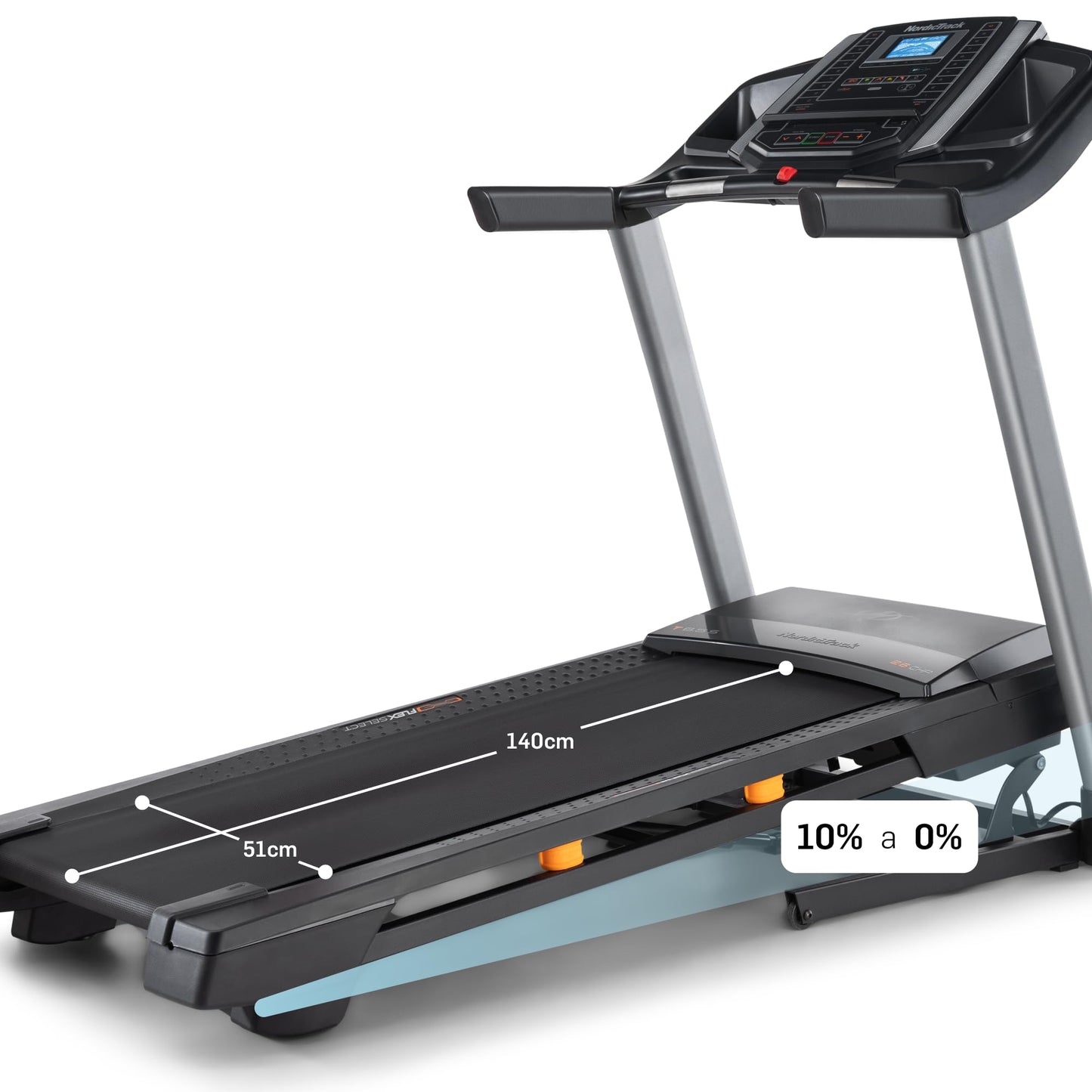 NordicTrack T Series: Cintas de correr óptimas para uso doméstico, Cinta para caminar con inclinación, Bluetooth habilitado, Capacidad de usuario de 137 kg