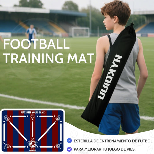 Alfombra Entrenamiento Futbol Con Kick Throw Trainer Didáctico 90x60cm Alfombra Futbol Entrenamiento Profesional – Tapete De Entrenamiento De Pasos, Manta De Campo De Esquinay Tapete De Fútbol