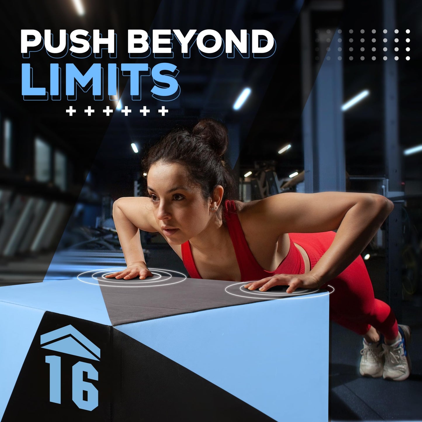 Yes4All 9PRY Caja pliométrica blanda unisex, 50,8 cm x 45,7 cm x 40,6 cm - 12 KG, caja pliométrica para entrenamiento de saltos, azul claro