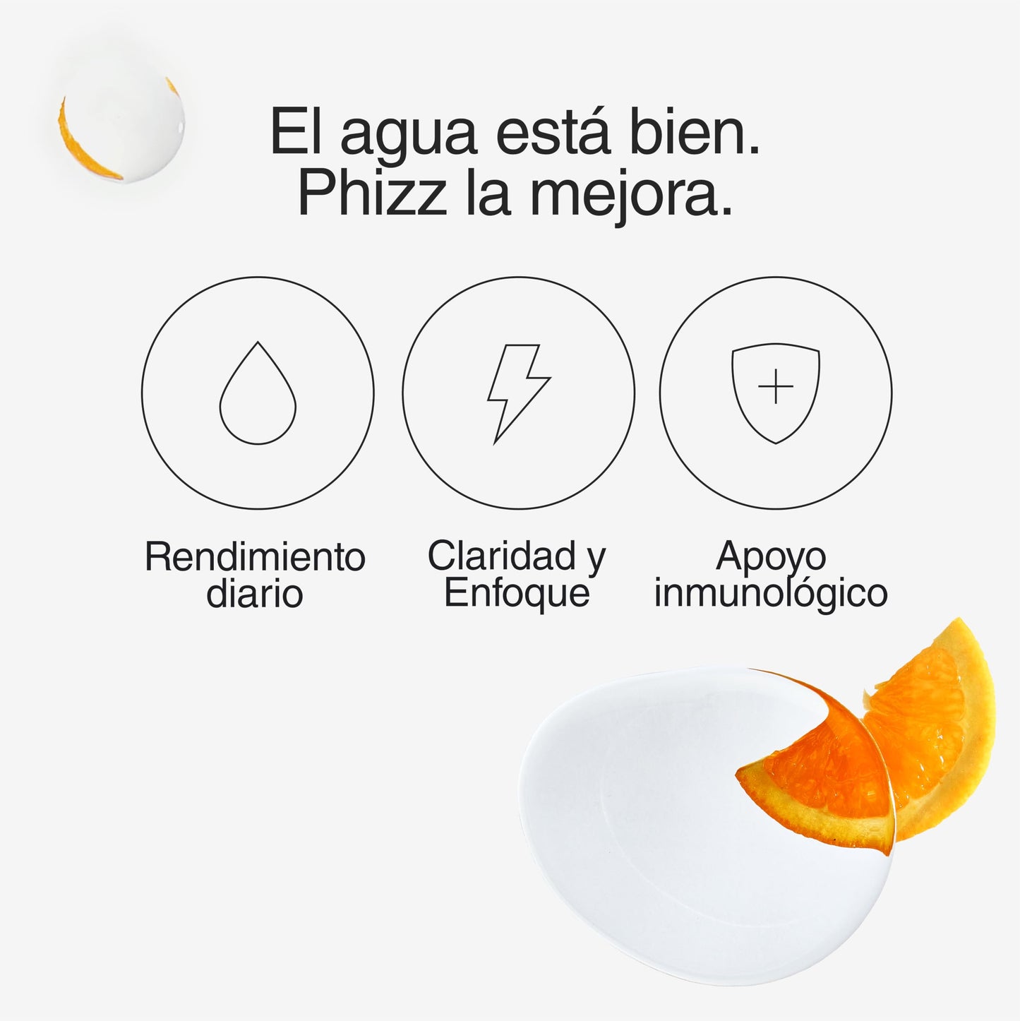 Phizz Electrolitos, Multivitaminas e Hidratación Efervescente 20 Comprimidos - 18 Vitaminas y Minerales, Vitamina C, Vegetariano y Bajo en Calorías (Naranja, 20 Pastilla)
