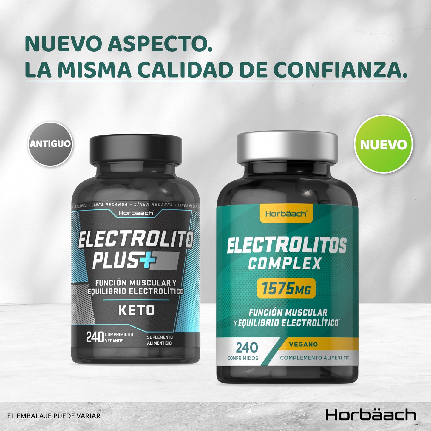 Electrolitos Keto Sin Azúcar 1575mg | 240 Comprimidos Veganos | con Calcio, Potasio, Magnesio y Sodio que aportan sales minerales | de Horbaach