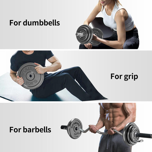 PROIRON Discos Pesas, Ø25mm - Hierro Fundido Placas de Discos Peso para Pesas y Mancuernas 1.25kg 2.5kg 5kg 10kg