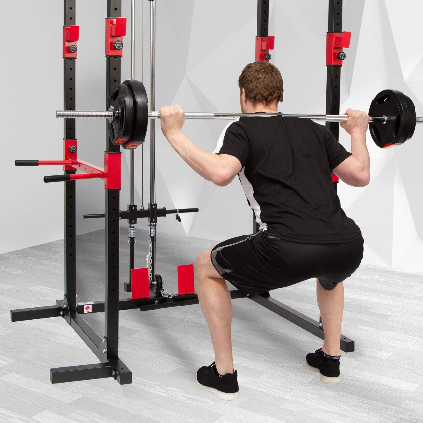 Ultrasport Placas de Peso, Unisex-Adulto, Negro, peso-15 Kg
