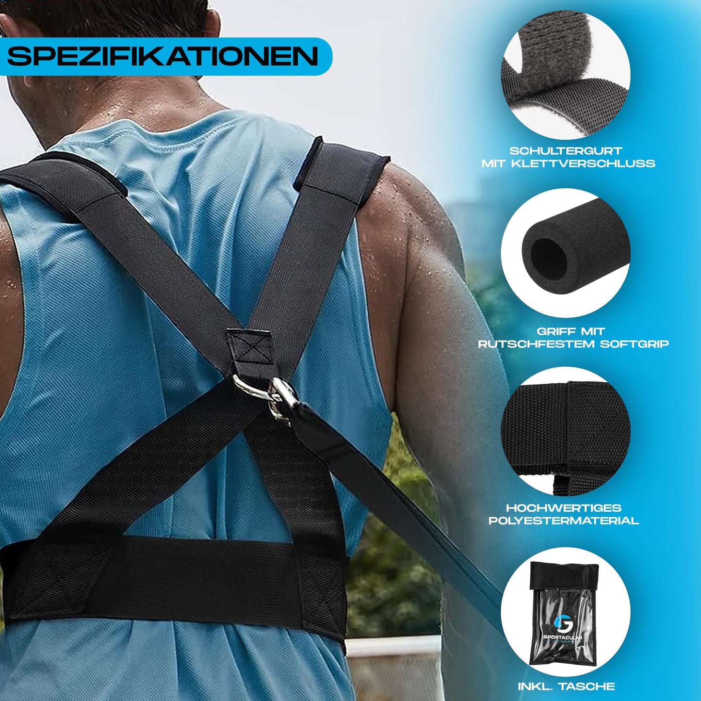 Cinta de fuerza rápida con bolsa, entrenamiento de fuerza, entrenamiento de saltos, entrenamiento de velocidad, entrenamiento de resistencia, entrenamiento de fuerza rápida, banda de reacción