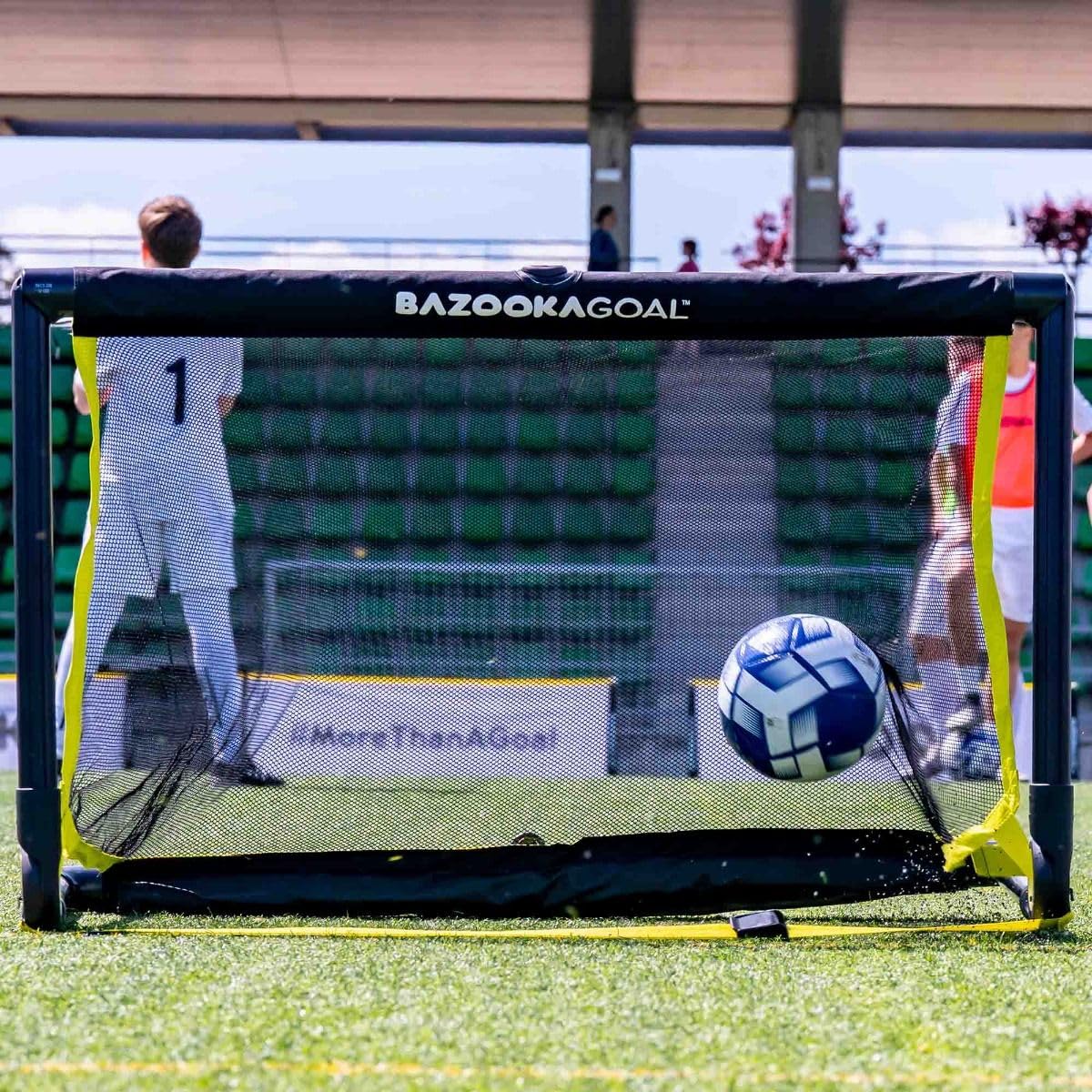 BazookaGoal Marco Sólido Original para Fútbol - Portería Mini Plegable para Niños y Adultos - Porta GOL Fácil de Montar y Estable (1,20 x 0,75 m)