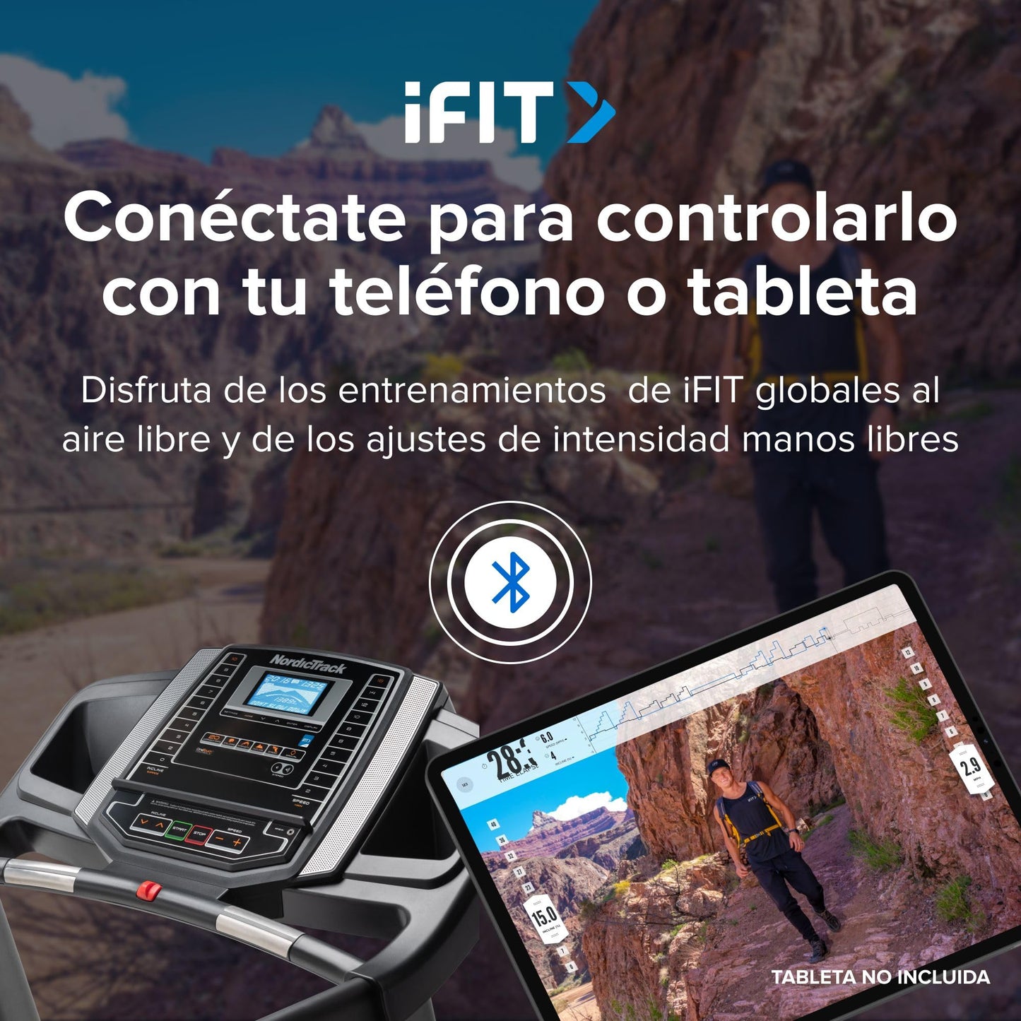 NordicTrack T Series: Cintas de correr óptimas para uso doméstico, Cinta para caminar con inclinación, Bluetooth habilitado, Capacidad de usuario de 137 kg