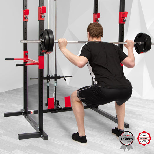 Ultrasport Placas de Peso, Unisex-Adulto, Negro, peso-15 Kg