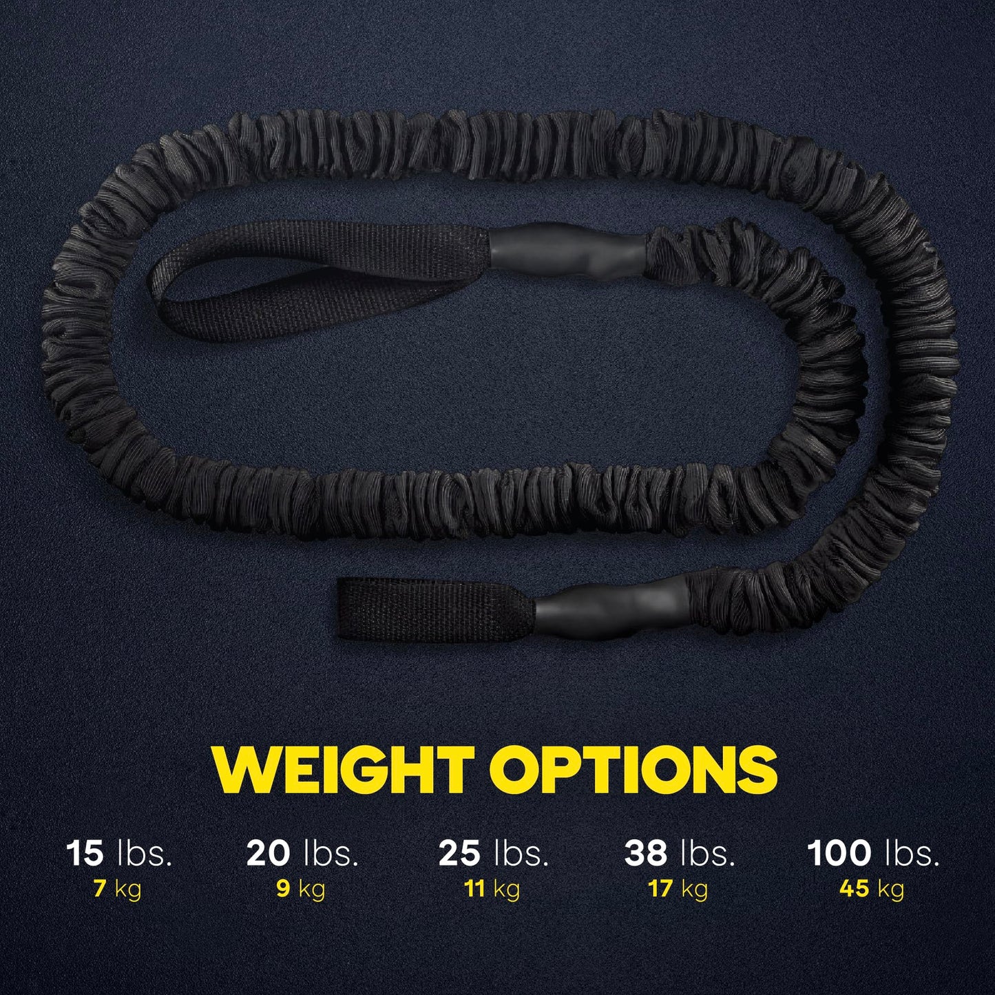 Entrenamiento TRX - SOGA de Resistencia Media para Sistema de Entrenamiento Rip, Resistencia estándar de Nivel Principiante en el Entrenamiento Rip TRX