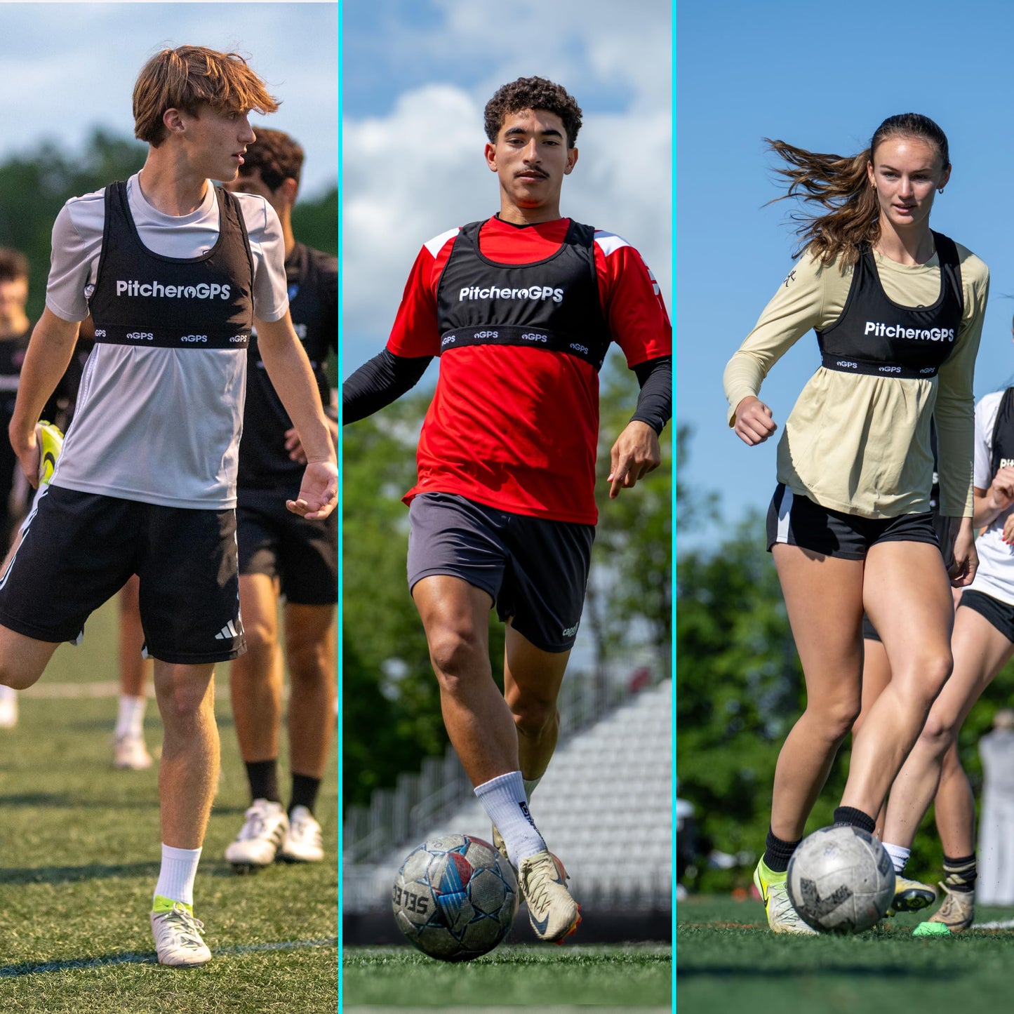 Pitchero Paquete de rastreador de jugador de fútbol GPS, mediano, chaleco deportivo GPS con suscripción de 12 meses, equipo de entrenamiento de fútbol para seguimiento de rendimiento y fitness