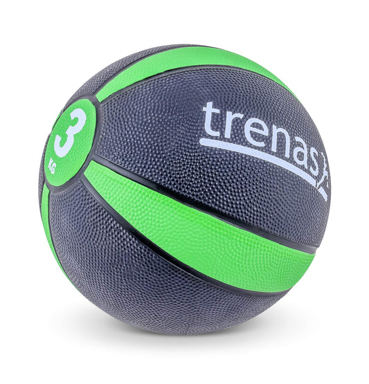 TRENAS Balón Medicinal de Goma Pro – 3 kg