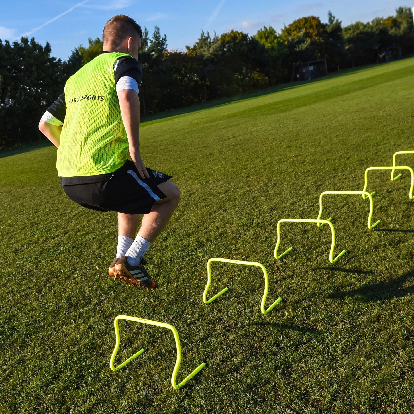 Net World Sports Forza Agilidad Vallas | Pack de 6 Vallas de Entrenamiento | Tres Alturas Diferentes Disponibles (6")