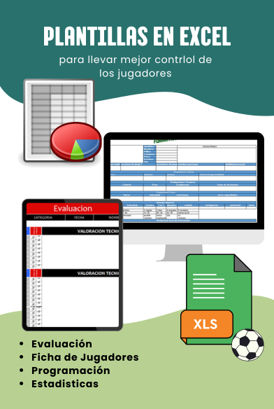 Planificación de entrenamientos de Futbol ( Pack de libros + Excel)