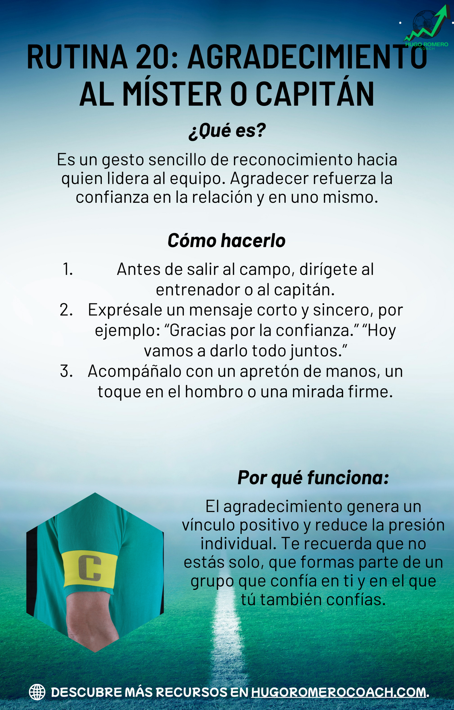 20 Rutinas Prepartido para construir confianza