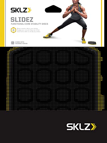 Sklz Slidez Discos de Estabilidad de Núcleo Funcional, Unisex-Adult, Multicolor, Talla Única
