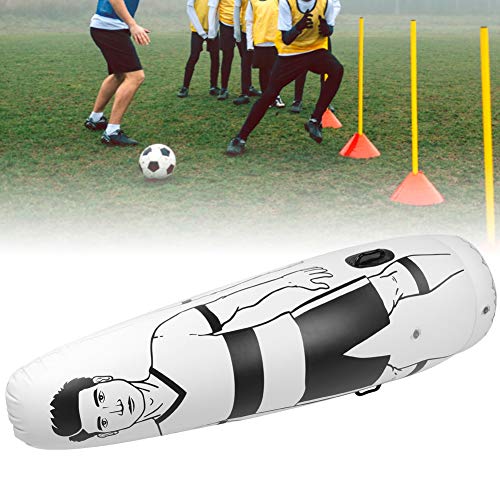 POENVFPO Maniquí de Fútbol Inflable, maniquí de Aire de Portero, Pared de Defensor de Patada de Fútbol para Entrenamiento de Fútbol (un Solo Muro Humano)