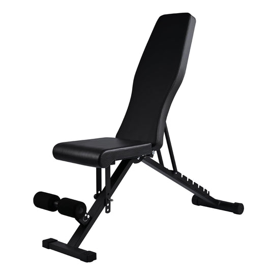 T-LOVENDO.ES Banco de Ejercicio o Musculación Plegable Ligero Multifunción Para Pesas y Mancuernas Ajustable de Abdominales Gimnasio Entrenamiento en casa, Múltiples Posiciones Espalda, Pecho, Piernas