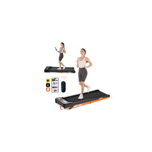 TODO Cinta de Correr Eléctrica con Inclinación, Walking Pad 1-6km/h con Control Remoto y App, para Hogar y Oficina, 2.5HP, Capacidad 120 kg