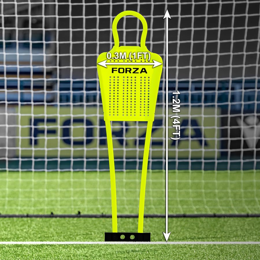 FORZA Muñecos de Tiro Libre para Entrenamientos de Fútbol | Base Opcional para Césped Artificial (Variedad de Tamaños) (Muñeco de Tiro Libre, Niños - Pack de 3)