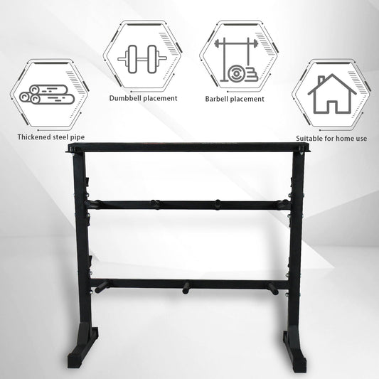CCLIFE Soporte para mancuernas de acero