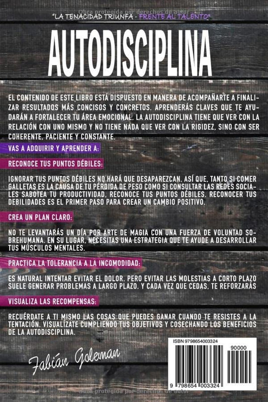 Autodisciplina: Actitud de Acero - Fabián Goleman