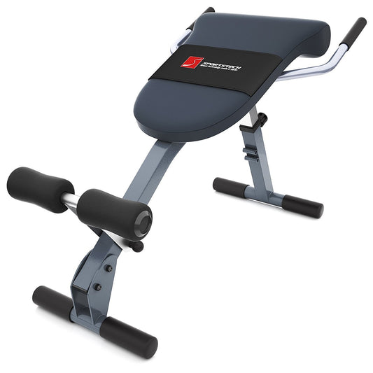 SPORTSTECH BRT200 Entrenador de Espalda y Abdomen 3en1 Patentado propio con innovador diseño antideslizante; Plegable; Multifuncional con acolchado ergonómico; Plegado fácil. (BRT200)