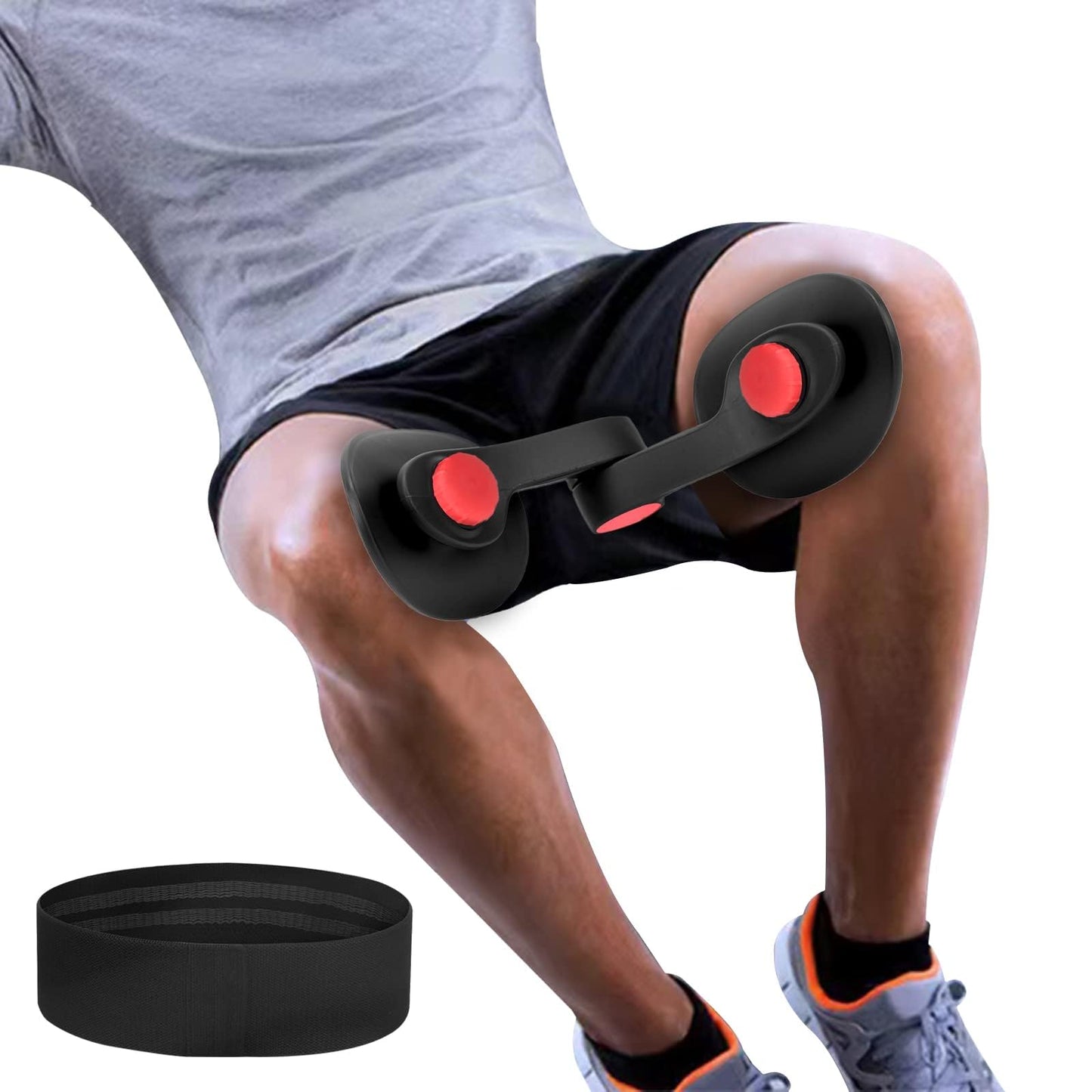 TINRIEF Ejercitador de Piernas Suelo Pelvico 16KG Ejercicio Gimnasio en Casa Maquina Multifuncion Musculacion Deporte Fitness Gluteos Kegel Fortalecedor Tronco Propioceptivo Abdominales (Negro)