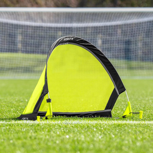 FORZA Flash Porterías de Fútbol Plegables (Par – Variedad de Tamaños) | Portería Plegable con Montaje Rápido | Portería de Fútbol Resistente para Partidos y Entrenamiento (Unidad - 75cm)